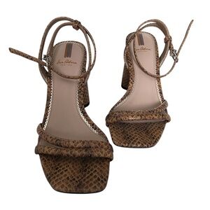 Sam Edelman snake print heels size 7 1/2